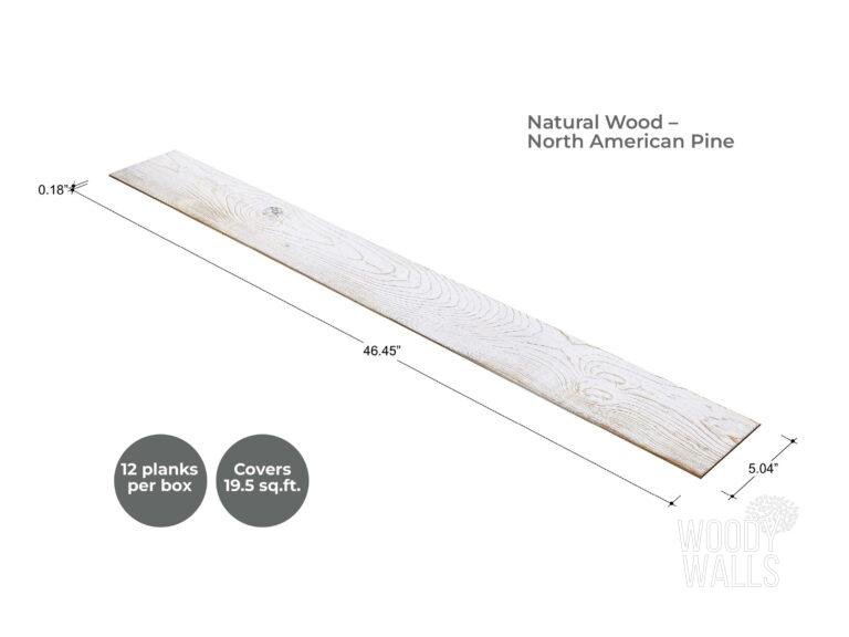 White Washed Peel and Stick Wood Planks 8