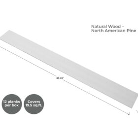 Santorini (White) <br>Peel and Stick Wood Planks 6