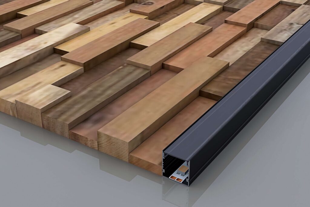 LED Channel <br>for <br>Wood Wall Edging 23