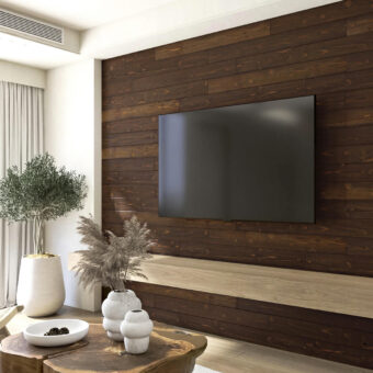 Rustic Brown Peel and Stick Wood Planks
