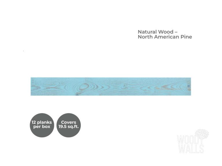 Vintage Blue Peel and Stick Wood Planks 4