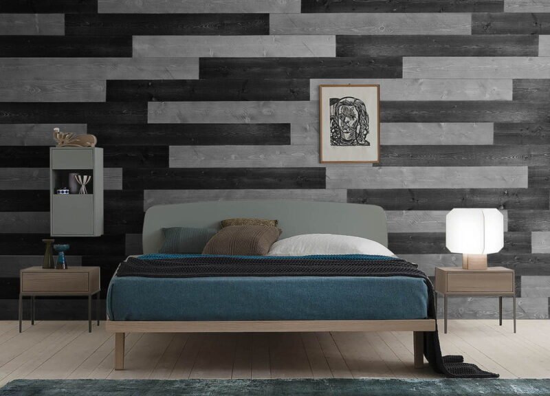 Charcoal, Gray - Peel and Stick Planks - WoodyWalls