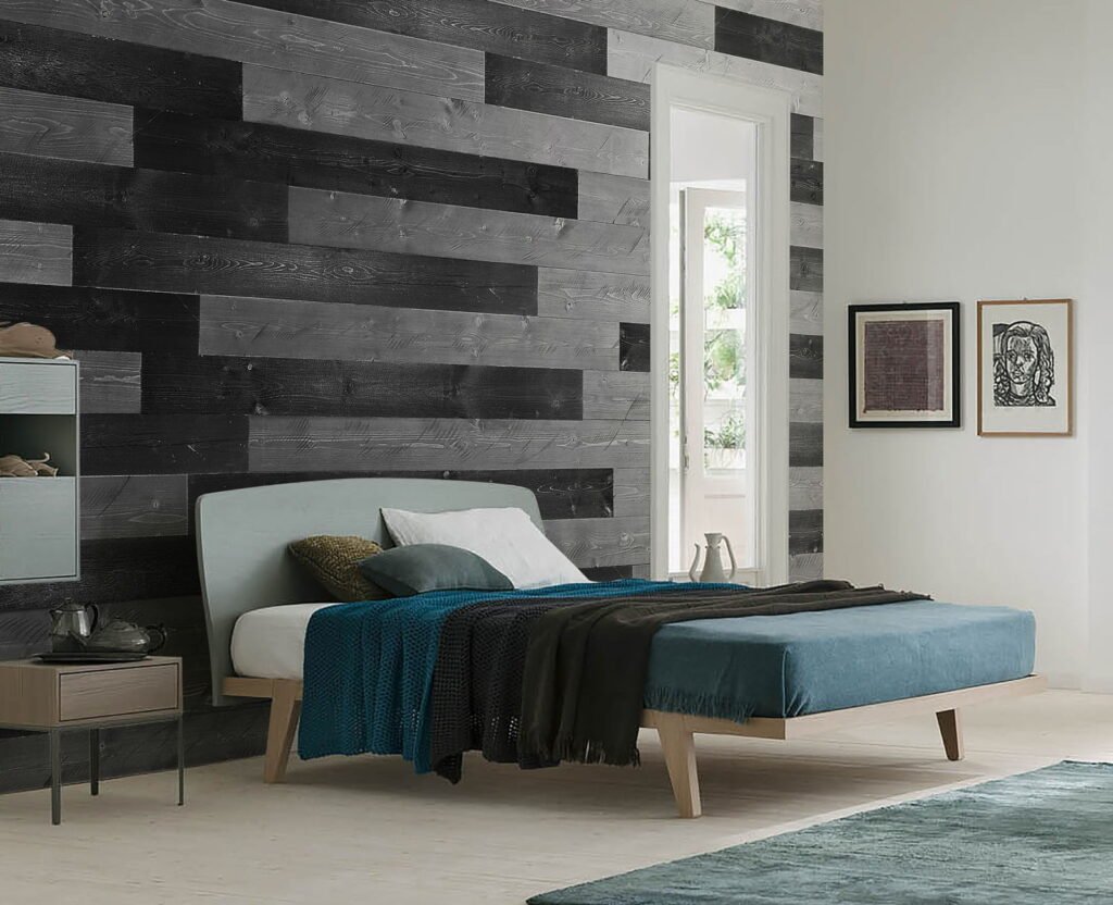 Charcoal, Grey - Peel and Stick Planks - WoodyWalls
