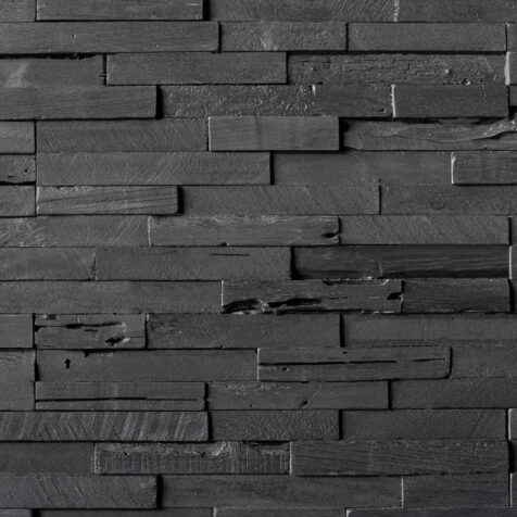 Dark Graphite - 3D Wood Panels - WoodyWalls