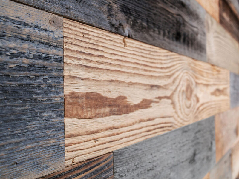 Gray Brown Mix - Reclaimed Wood Panels - WoodyWalls