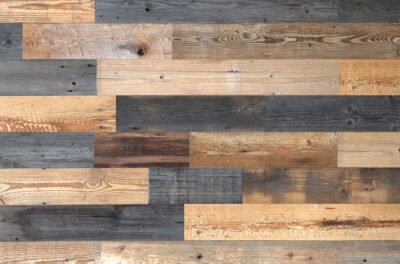 Gray Brown Mix - Reclaimed Wood Panels - WoodyWalls