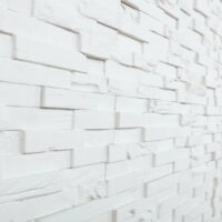 Igloo (Pure White) - 3D Wood Panels - WoodyWalls