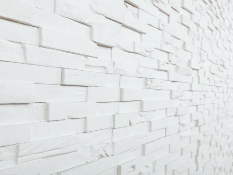 Igloo (Pure White) - 3D Wood Panels - WoodyWalls