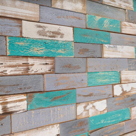 Montauk Blue - 3D Wood Panels - WoodyWalls