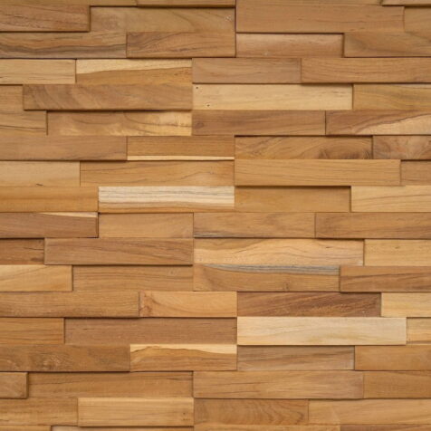 Natural Teak - 3D Wood panels - WoodyWalls
