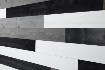 Santorini Charcoal Gray - Peel and Stick Wood Planks - WoodyWalls