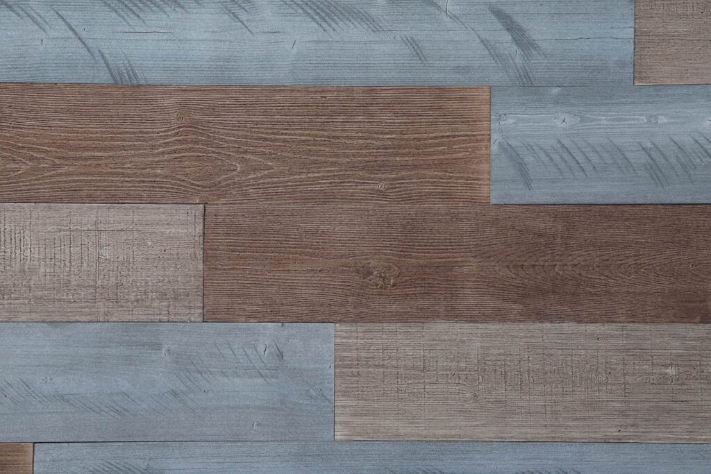Warm Sand, Natural Gray, Old Brown - Peel and Stick Wood Planks - WoodyWalls