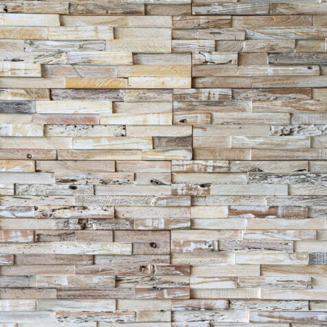 Weathered White - 3D Wood Panels - WoodyWalls