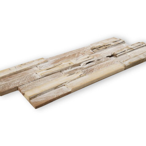 Weathered White - 3D Wood Panels - WoodyWalls