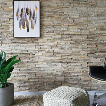 Weathered White 3D Wall Panels