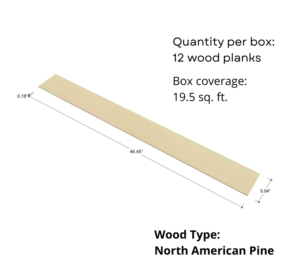 Beige <br>Peel and Stick Wood Planks 11