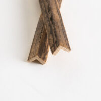 Reclaimed Wood Corner Trim - GREY AMBER