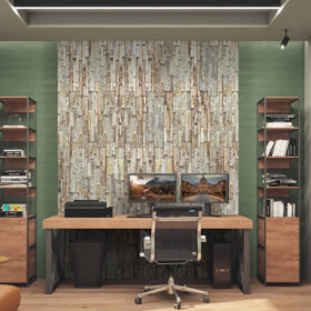 Weathered White 3D Wall Panels 3