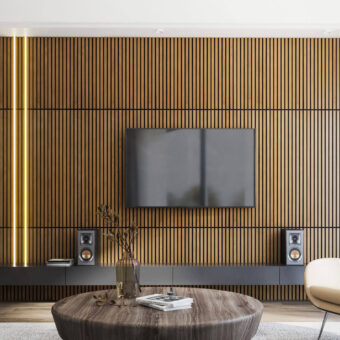 Montevideo Wood Slat Wall Panels