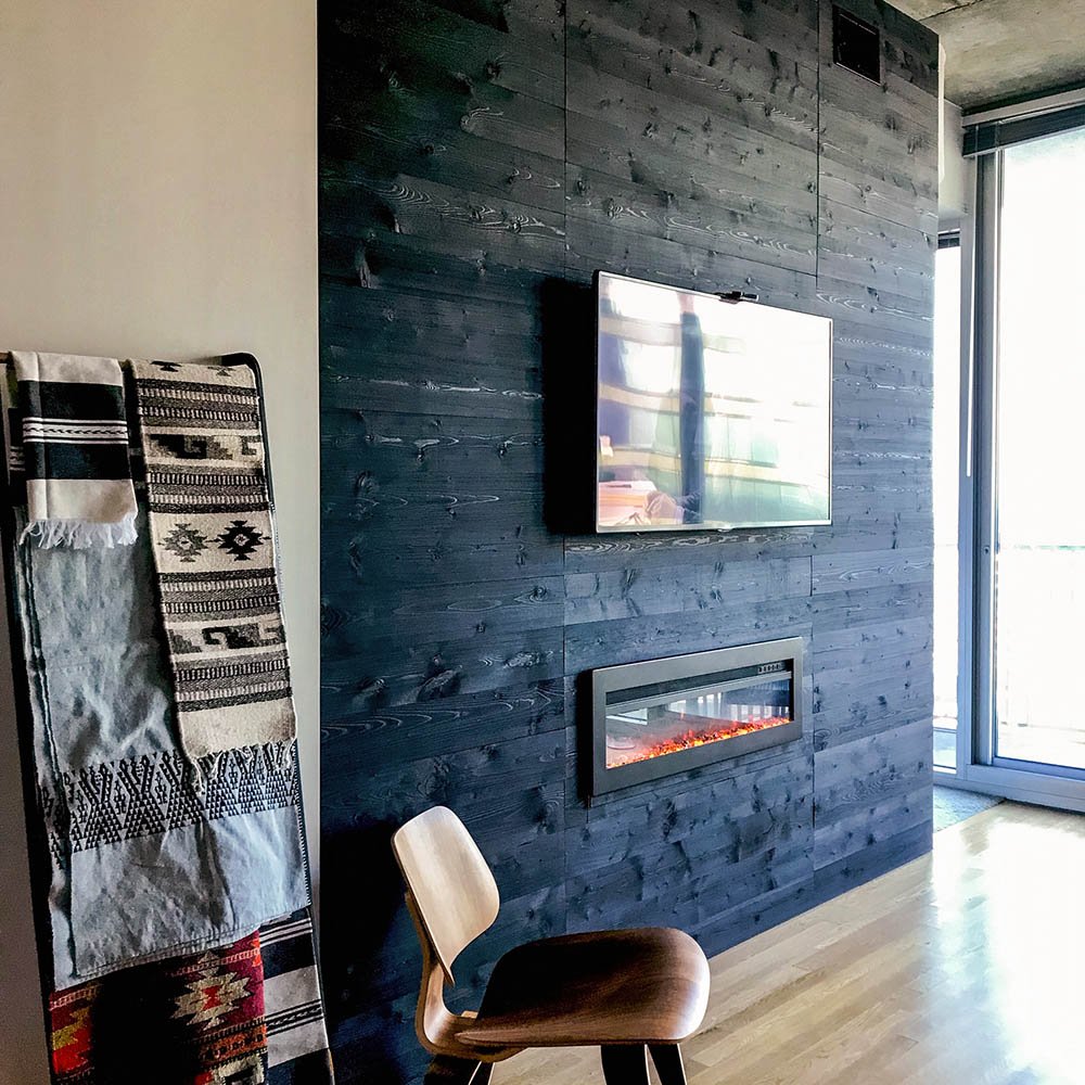 5 Advantages Of Woody Walls Wood Paneling For Diy Electric Fireplaces