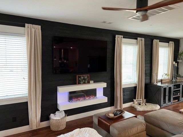 5 Advantages Of Woody Walls Wood Paneling For Diy Electric Fireplaces