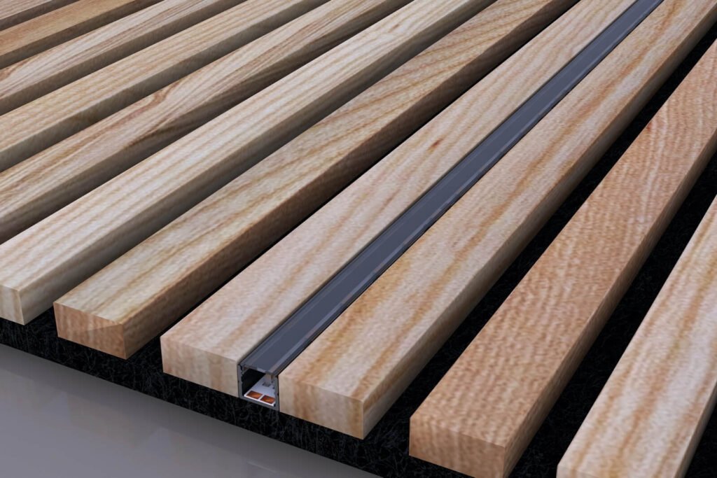 LED Channel <br>for <br>Wood Slat Wall Panels 8