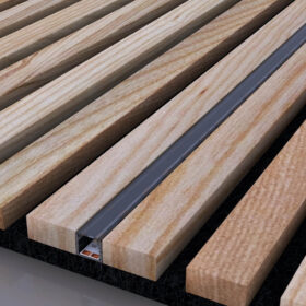 LED Channel for Wood Slat Wall Panels 3