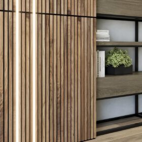 LED Channel for Wood Slat Wall Panels 5