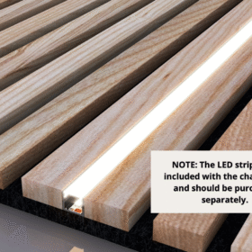 LED Channel for Wood Slat Wall Panels 2