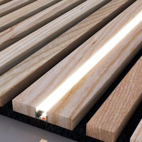 LED Channel for Wood Slat Wall Panels