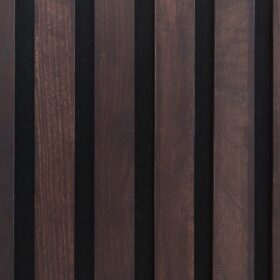 Smoked Ash Solid Wood Slat Wall Panels 4