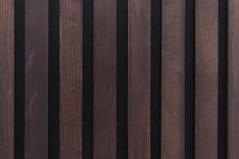 Smoked Ash &Lt;Br&Gt;Solid Wood Slat Wall Panels 4