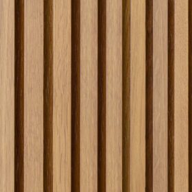 White Oak Solid Wood Slat Wall Panels 5