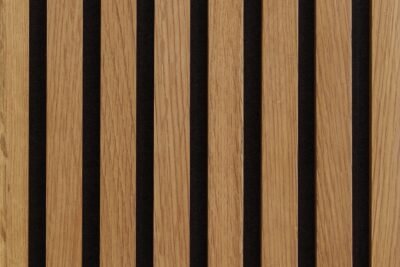 White Oak  <br>Solid Wood Slat Wall Panels 26