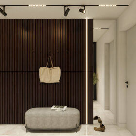 Smoked Ash Solid Wood Slat Wall Panels 2