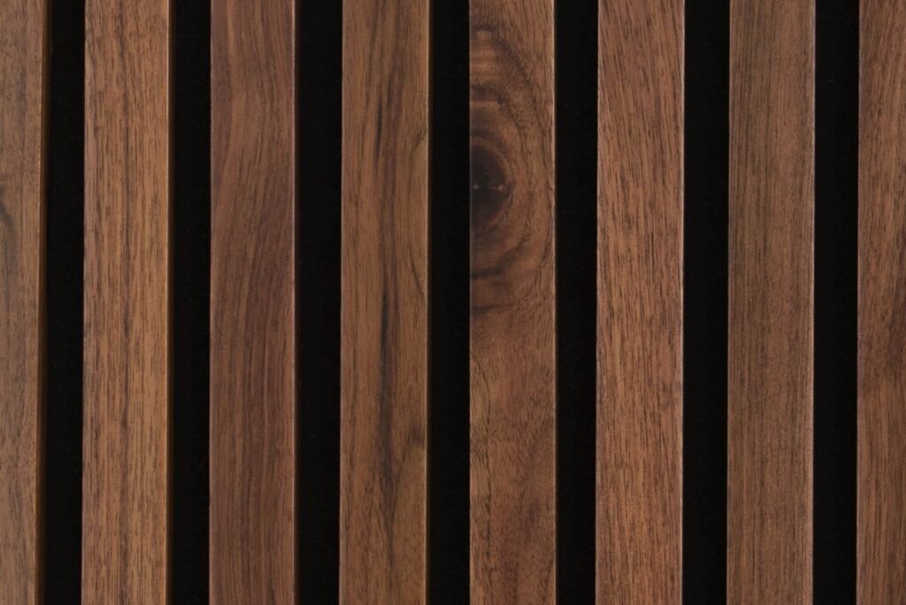 Walnut <br>Solid Wood Slat Wall Panels 12