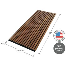 Walnut Solid Wood Slat Wall Panels 7