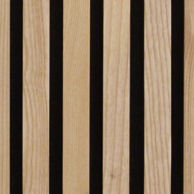 White Ash Solid Wood Slat Wall Panels 4