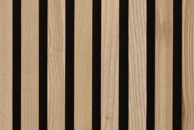 White Ash Solid Wood Slat Wall Panels 21