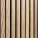 slatted wall panels for wall cladding