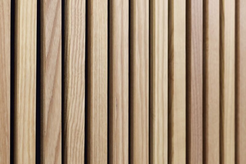White Ash &Lt;Br&Gt;Solid Wood Slat Wall Panels 6