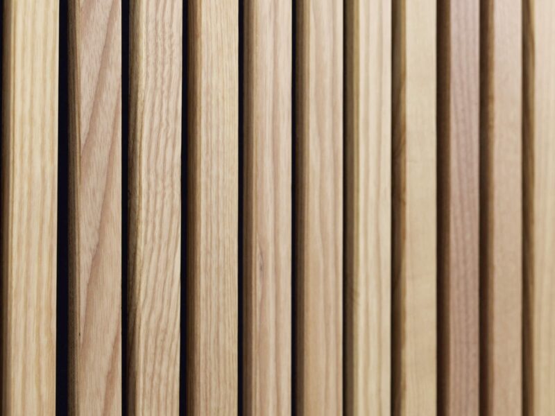 White Ash Solid Wood Slat Wall Panels - for sale, buy online