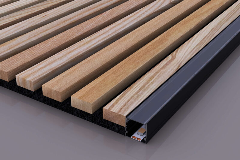 Led Channel For Wood Wall Edging 3
