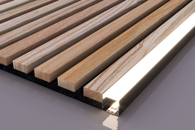 Led Channel For Wood Wall Edging