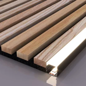 LED Channel for Wood Wall Edging