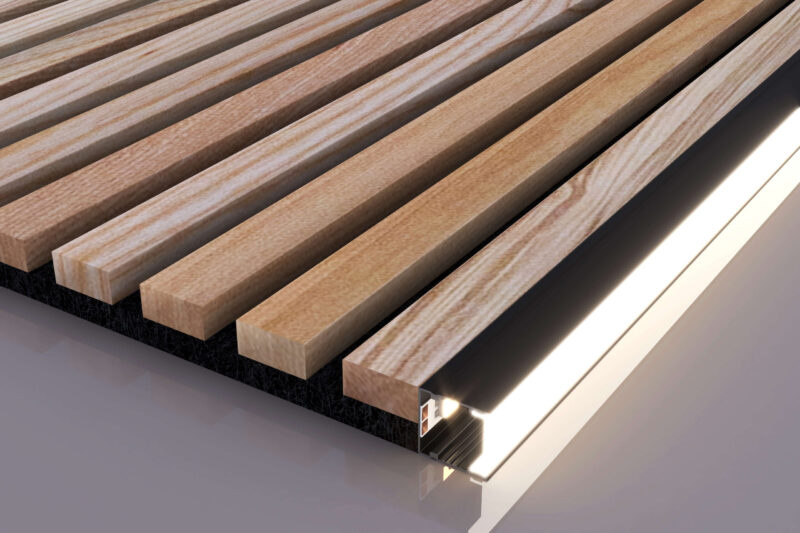 Led Channel For Wood Wall Edging 4