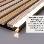 LED Channel for wood slat wall