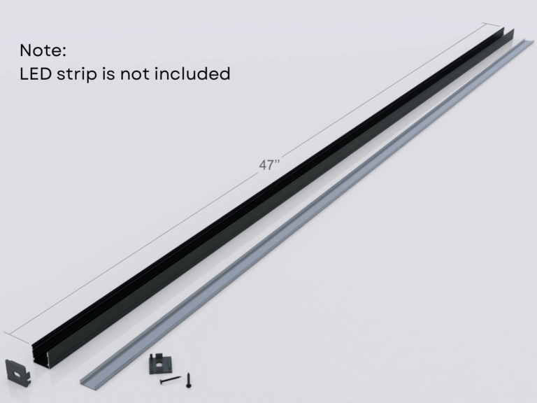 LED Channels for Wood Slat Wall Edging