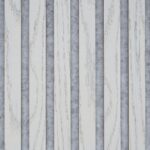 White wood veneer slatted wood wall panels