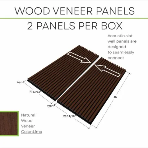 Modern wood slat accent wall